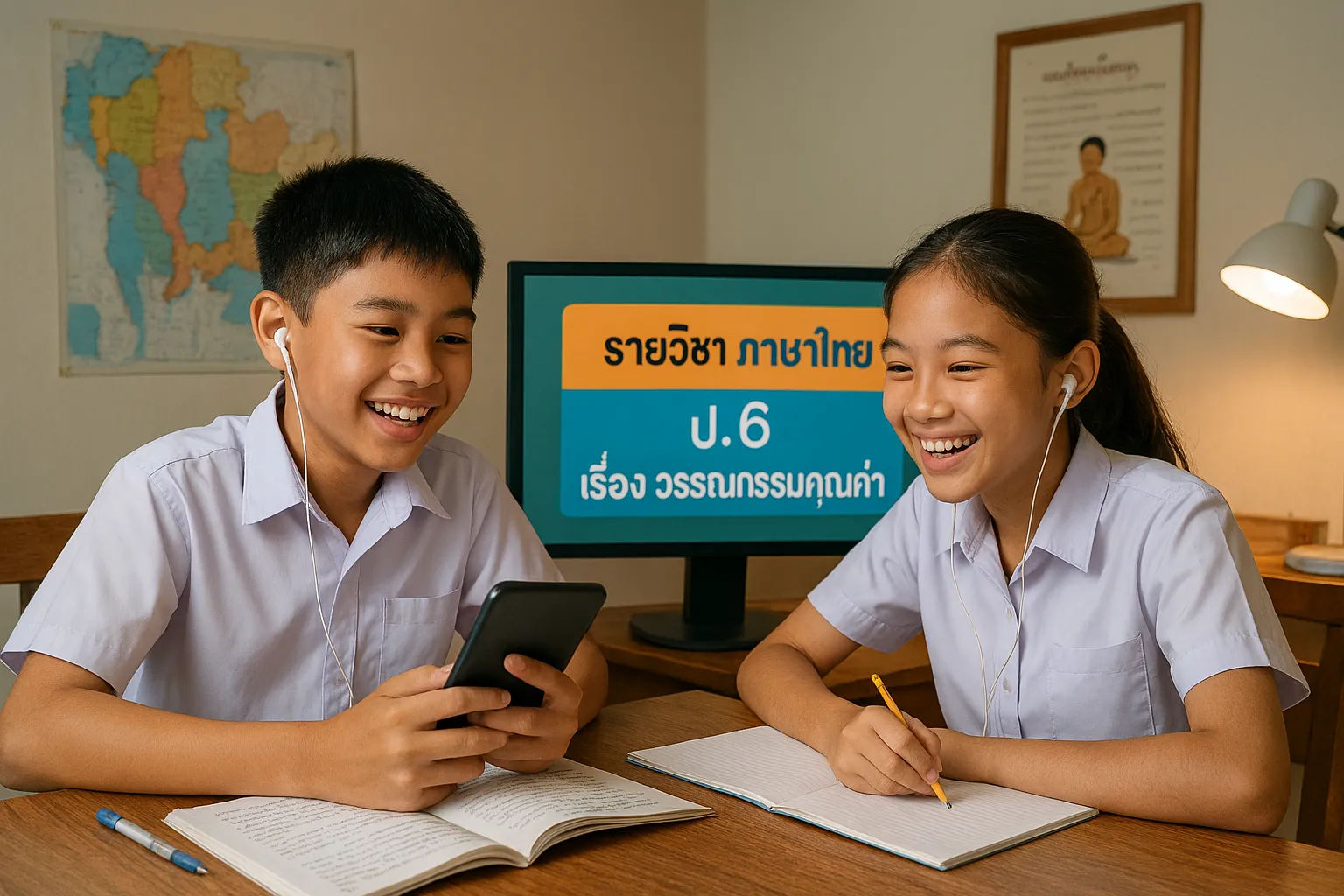 ภาษาไทย ป.6: 1.หลักภาษาไทยระดับสูง