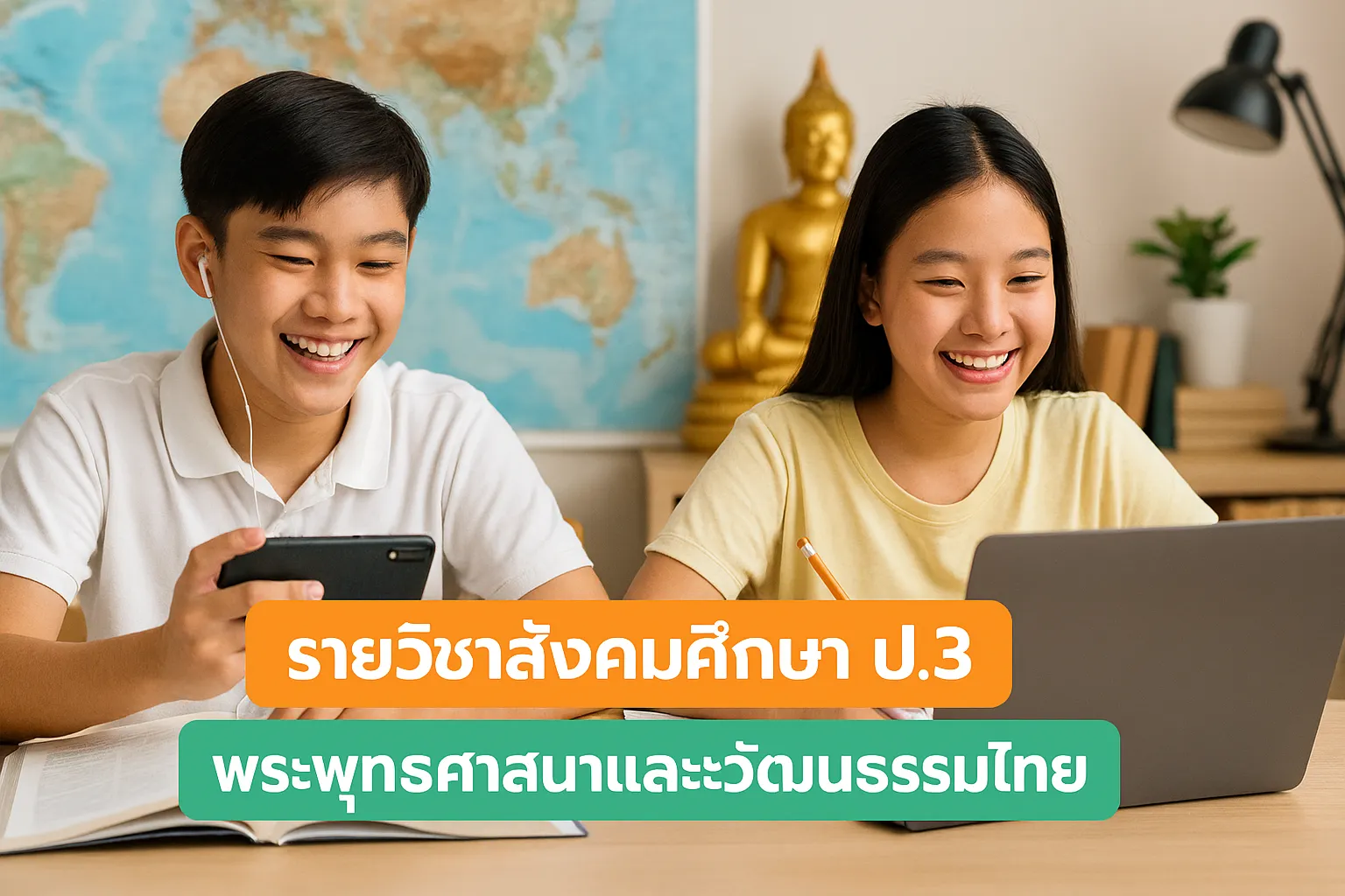 สังคมศึกษา ป.3: 1.พระพุทธศาสนาและวัฒนธรรมไทย