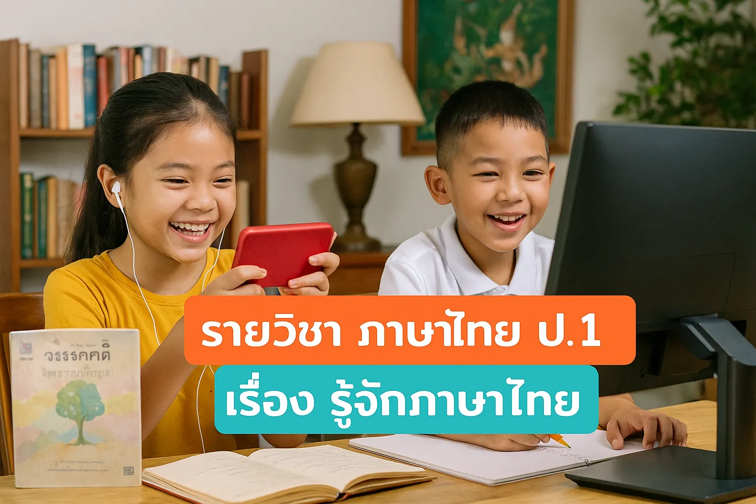 ภาษาไทย ป.1: 1.รู้จักภาษาไทย