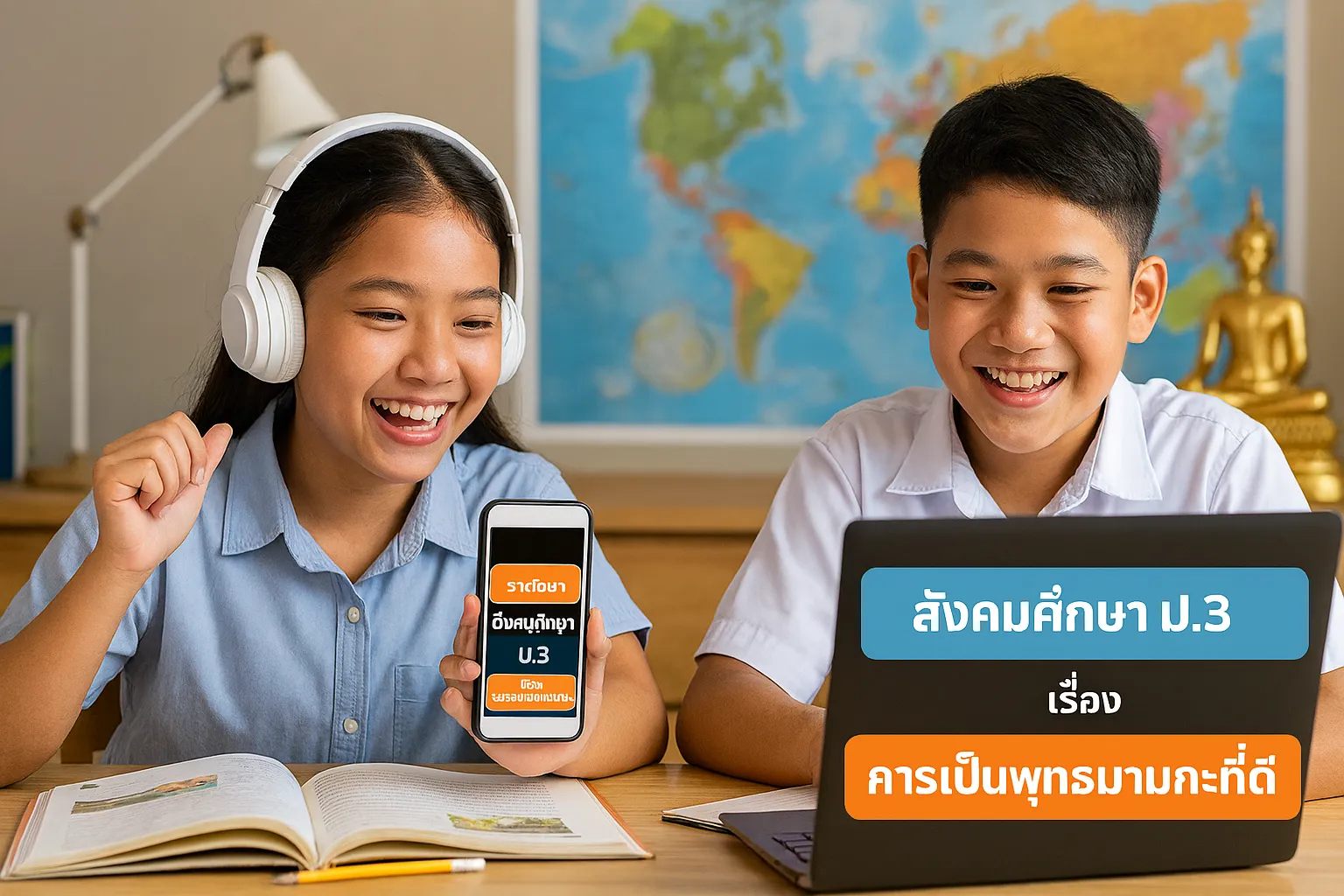 สังคมศึกษา ป.3: 2.การเป็นพุทธมามกะที่ดี