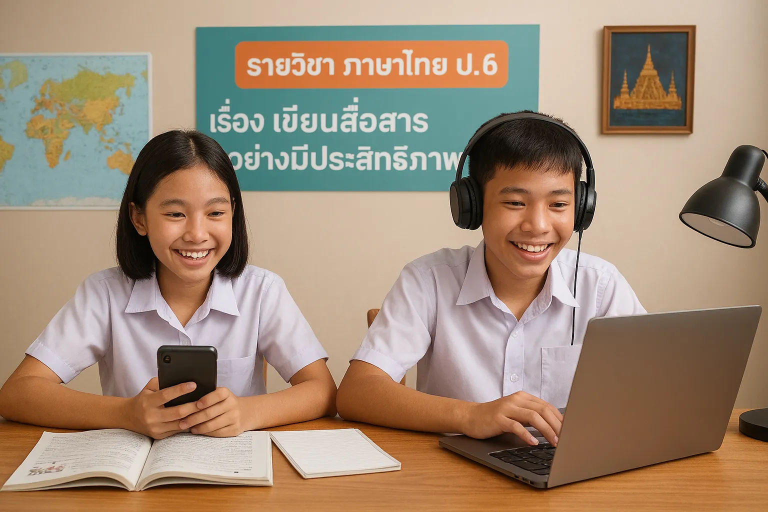 ภาษาไทย ป.6: 3.เขียนสื่อสารอย่างมีประสิทธิภาพ