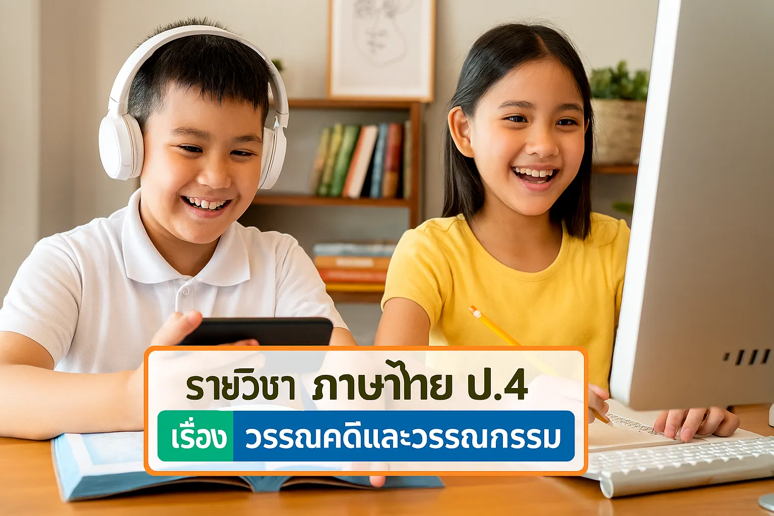 ภาษาไทย ป.4: 5.วรรณคดีและวรรณกรรม