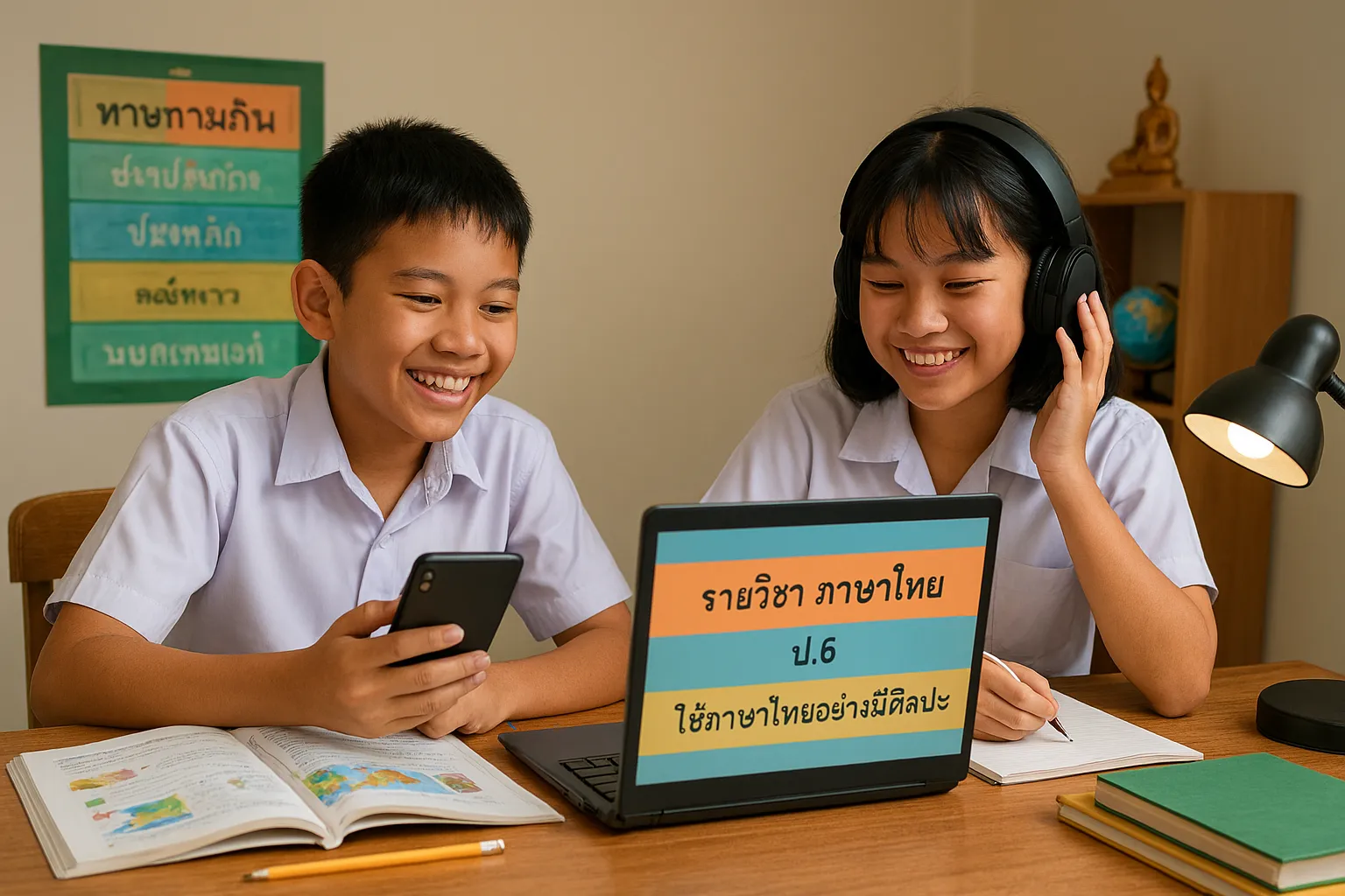 ภาษาไทย ป.6: 6.ใช้ภาษาไทยอย่างมีศิลปะ