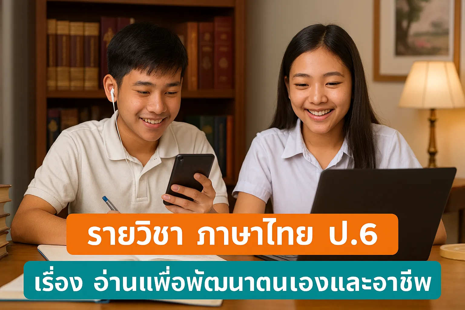 ภาษาไทย ป.6: 7.อ่านเพื่อพัฒนาตนเองและอาชีพ
