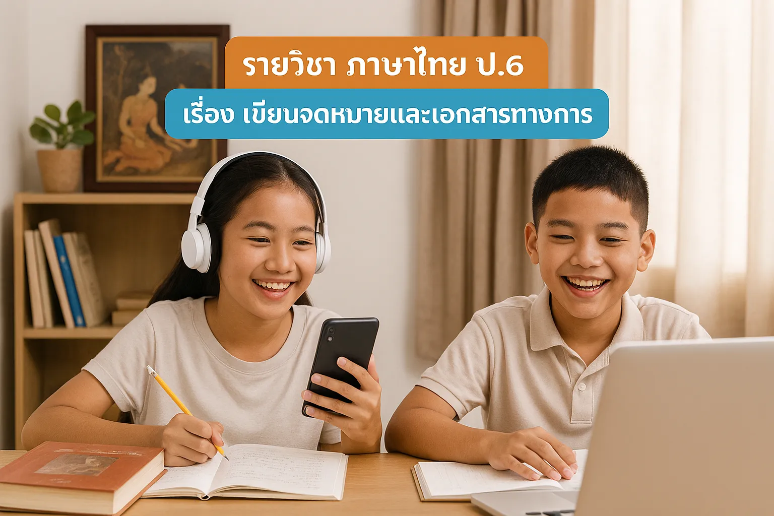 ภาษาไทย ป.6: 8.เขียนจดหมายและเอกสารทางการ