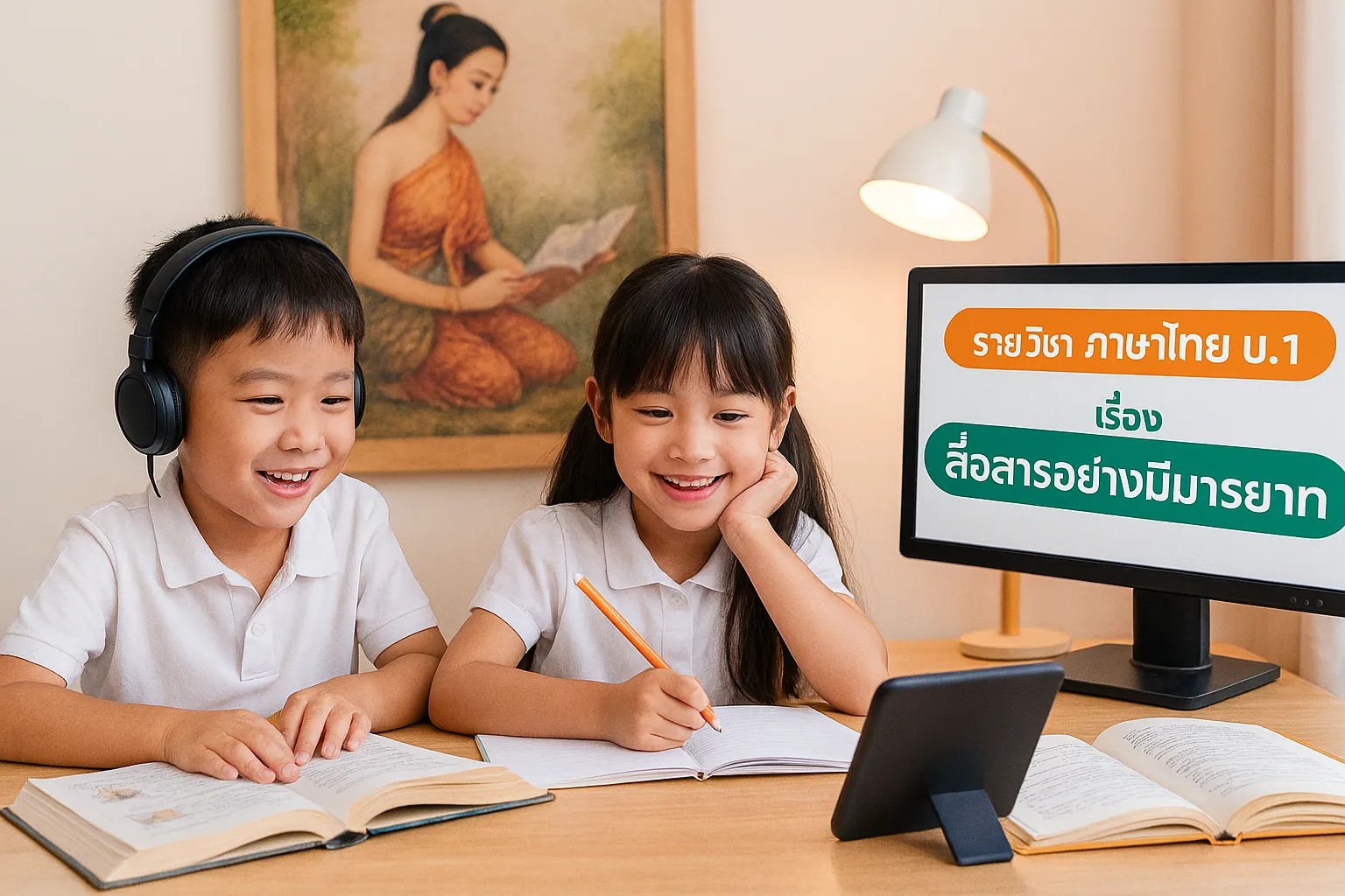 ภาษาไทย ป.1: 9.สื่อสารอย่างมีมารยาท