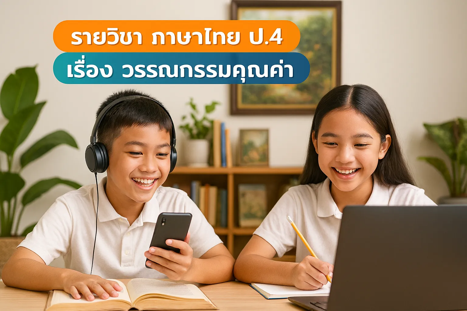 ภาษาไทย ป.4: 10.วรรณกรรมคุณค่า