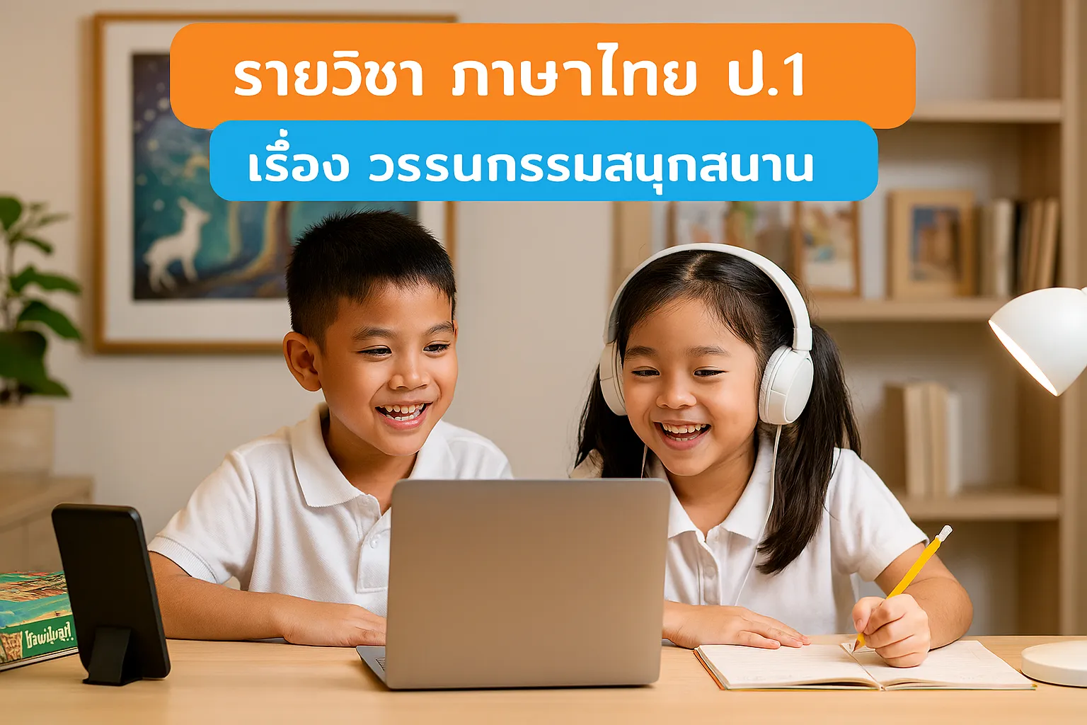 ภาษาไทย ป.1: 10.วรรณกรรมสนุกสนาน