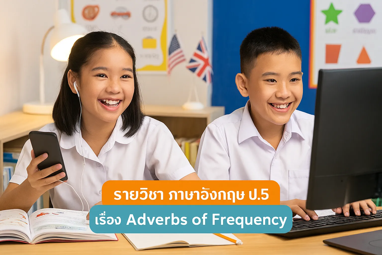 ภาษาอังกฤษ (Grammar) ป.5: Adverbs of Frequency
