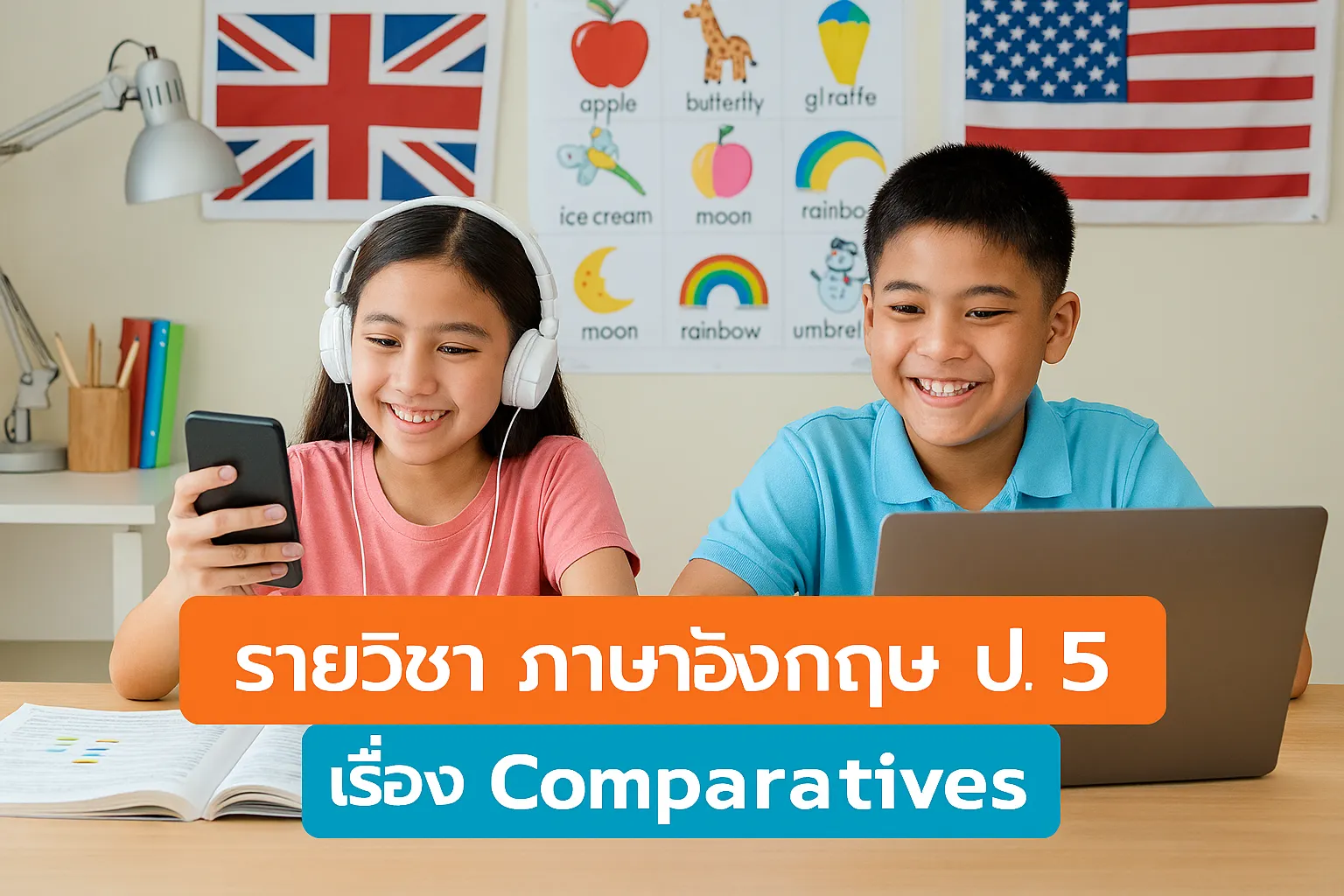 ภาษาอังกฤษ (Grammar) ป.5: Comparatives
