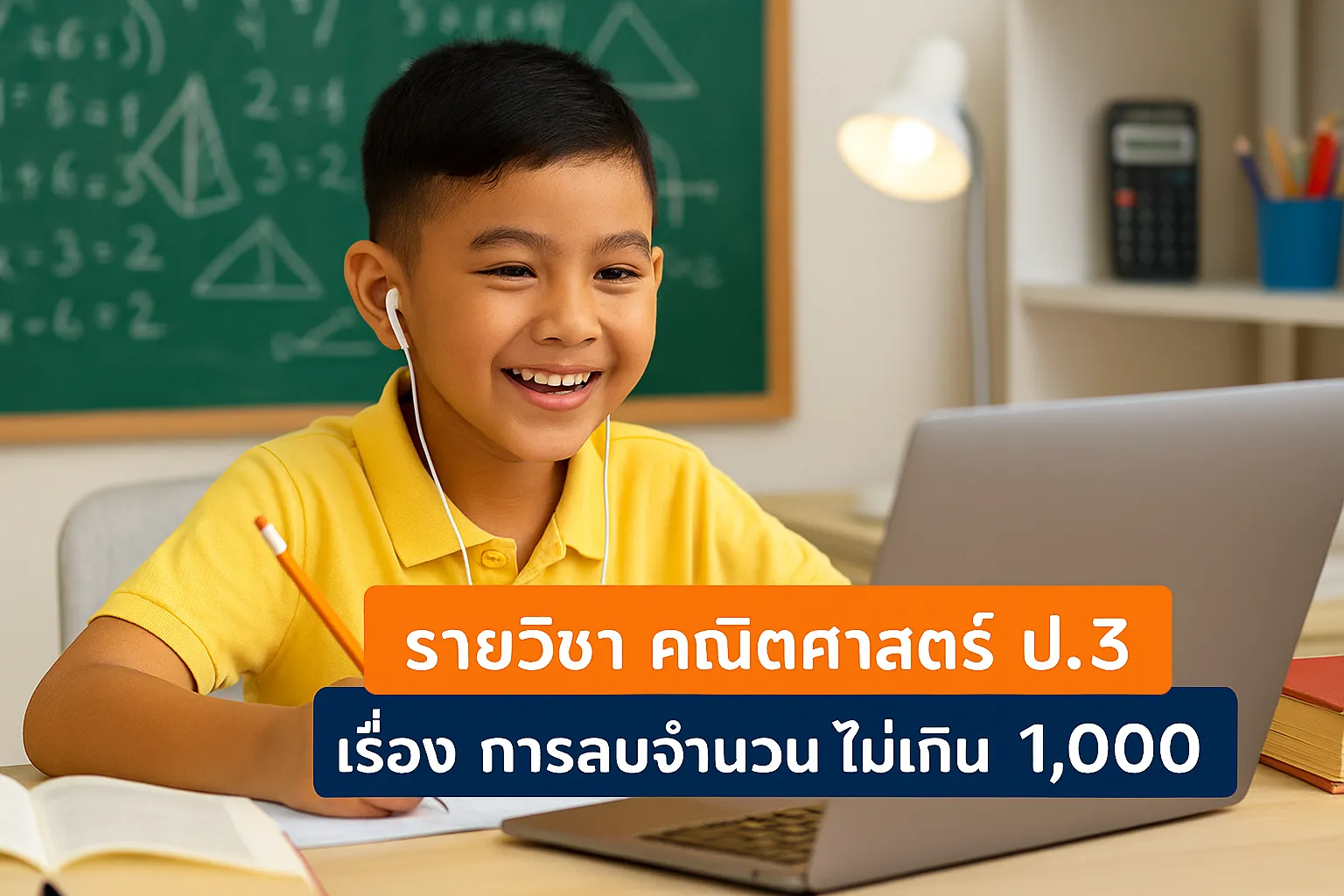 คณิตศาสตร์ ป.3: การลบจำนวนไม่เกิน 1,000