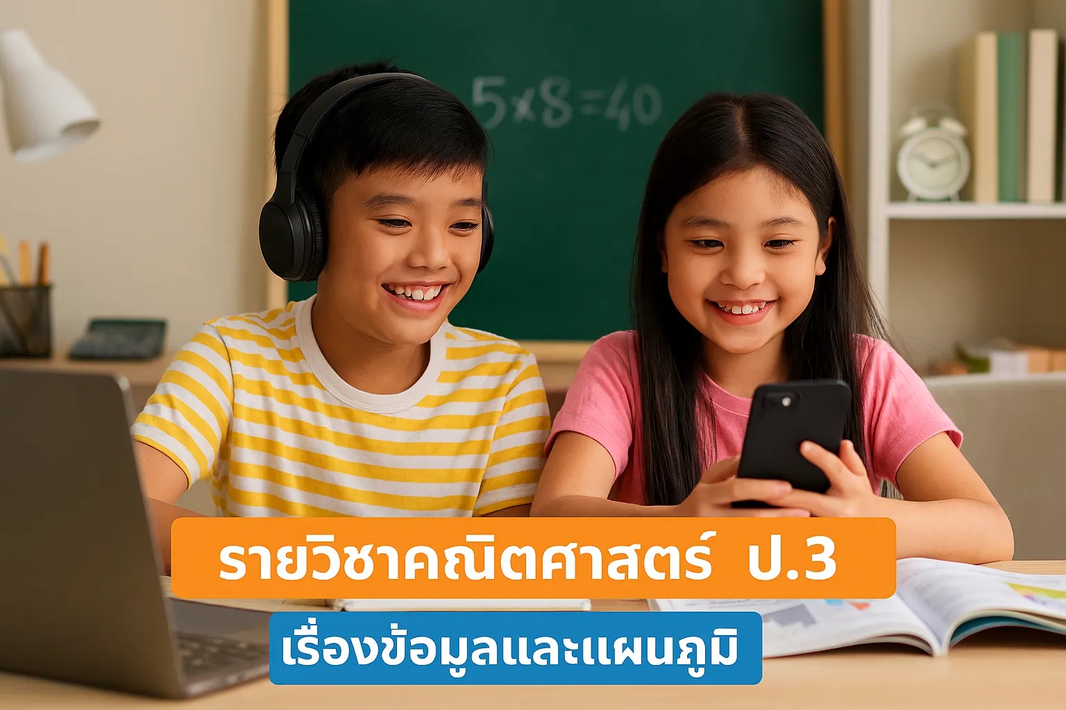คณิตศาสตร์ ป.3: ข้อมูลและแผนภูมิ