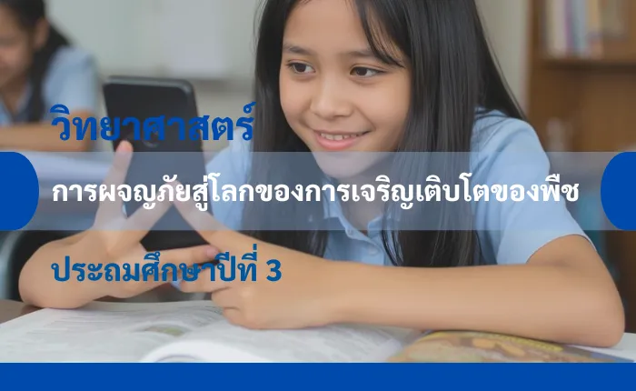 วิทยาศาสตร์ ป.3: การผจญภัยสู่โลกของการเจริญเติบโตของพืช