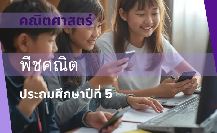 คณิตศาสตร์ ป.5: พีชคณิต