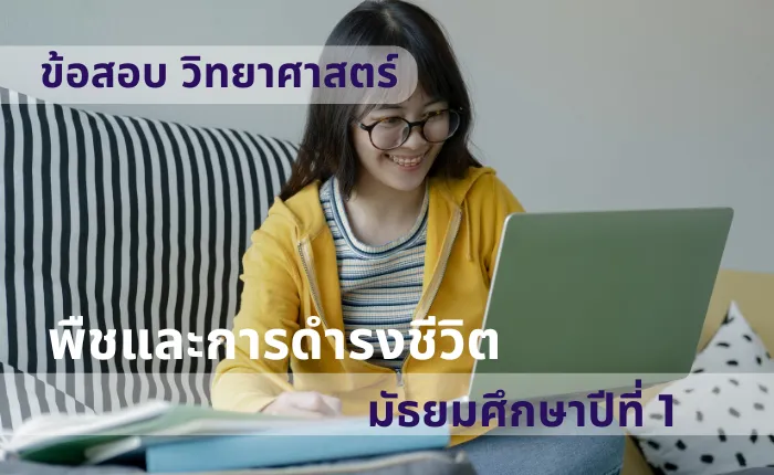 ข้อสอบ วิทยาศาสตร์ ม.1 พืชและการดำรงชีวิต (มากกว่า 100 ข้อ)