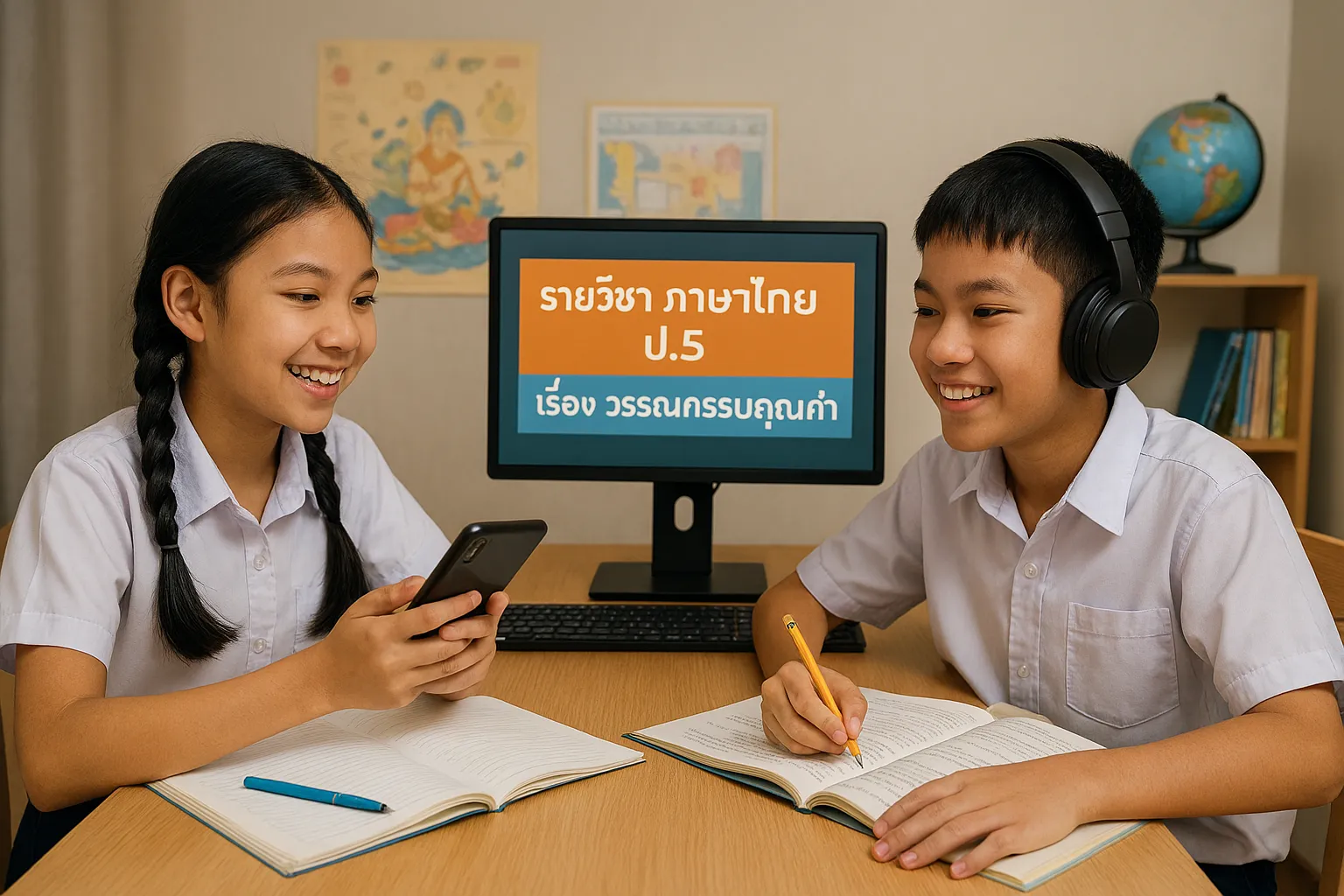 ภาษาไทย ป.5: 10.วรรณกรรมคุณค่า